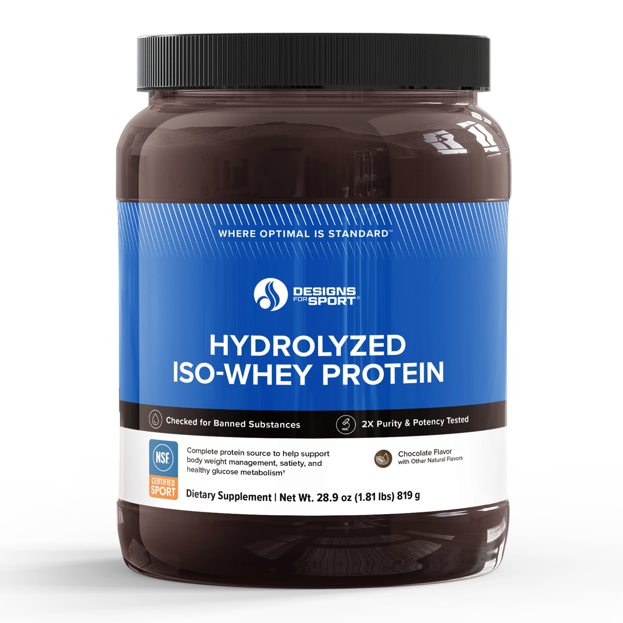 Designs for Sport Hydrolyzed Iso-Whey Protein