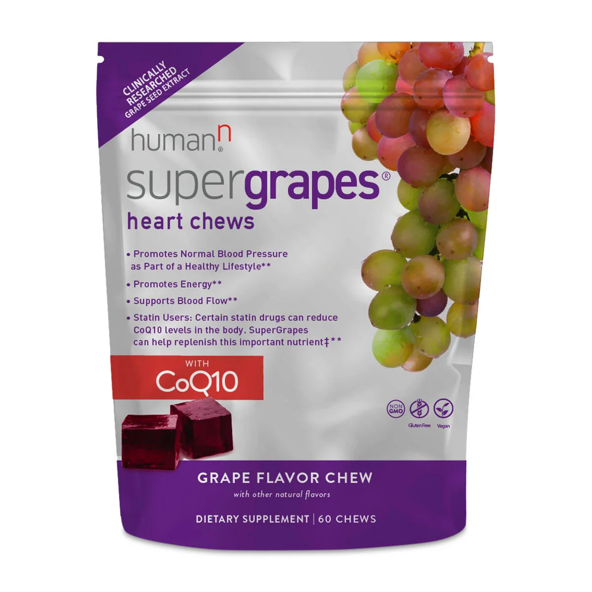 humann Supergrapes w/ CoQ10 Heart Chews