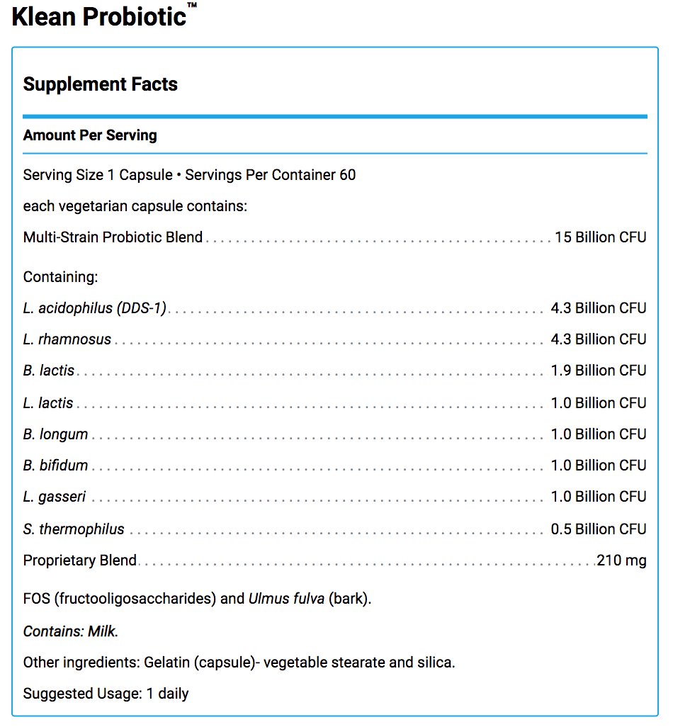 Klean Athlete Probiotic - Image 2