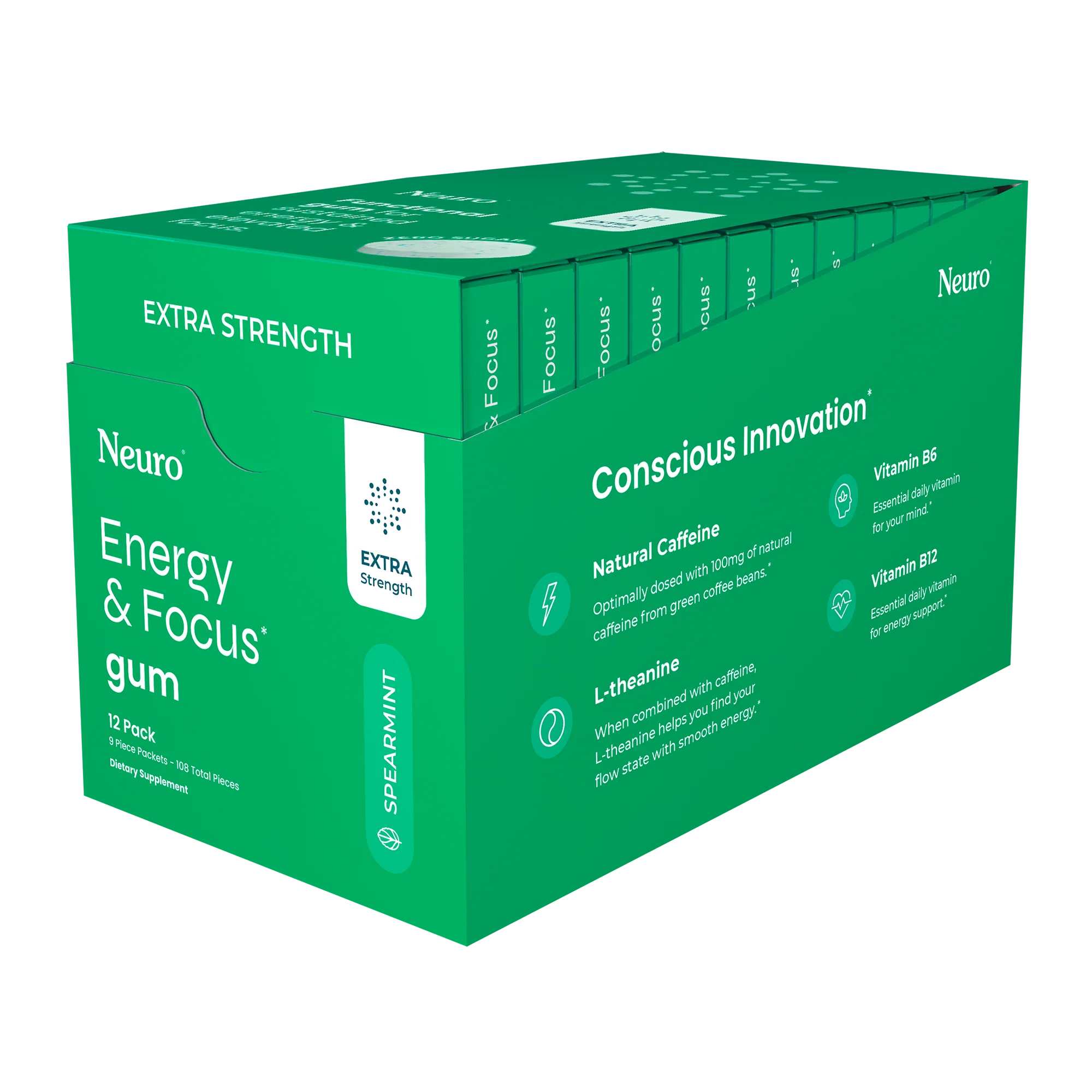 Neuro Gum Extra Strength Energy & Focus - Image 4