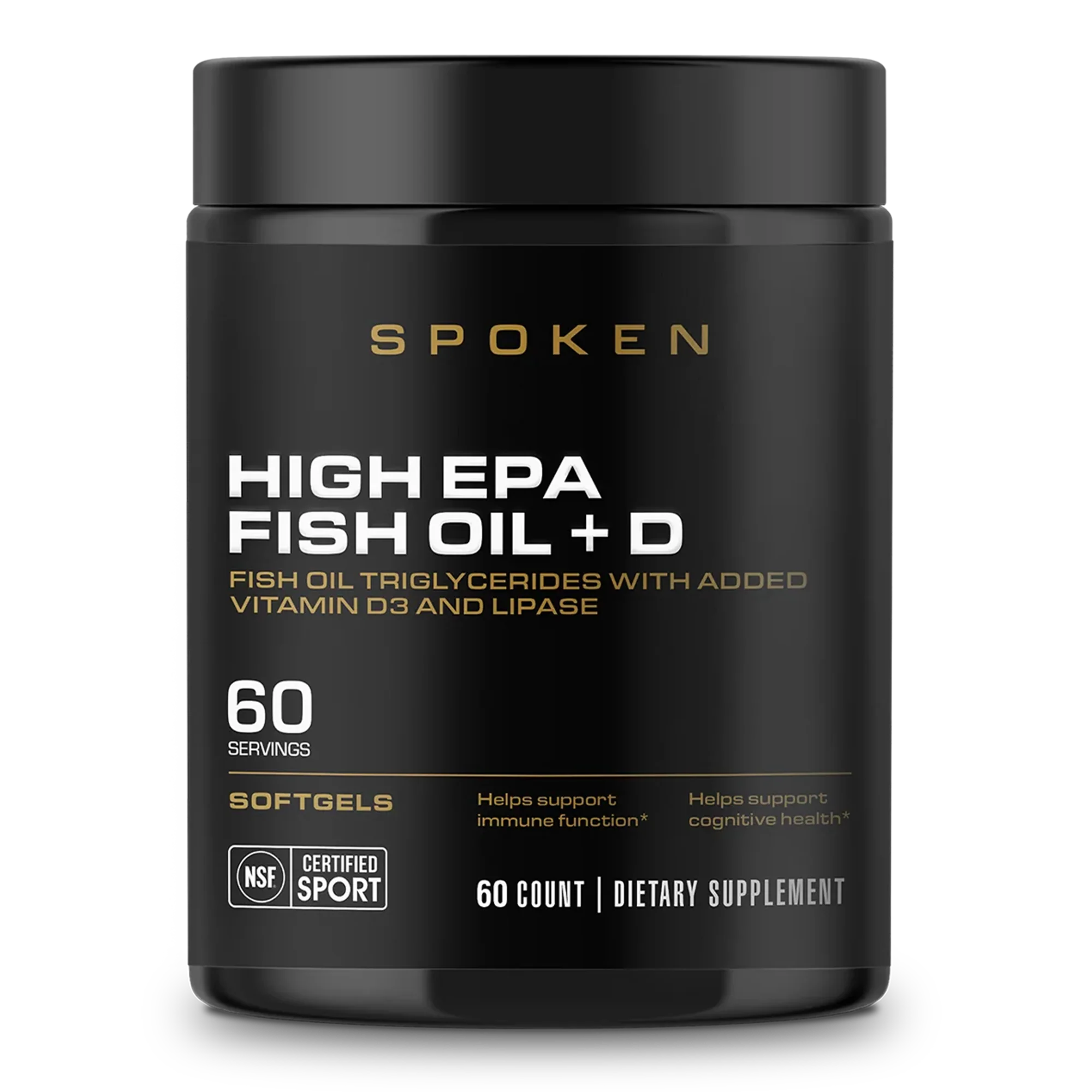 Spoken High EPA Fish Oil +D