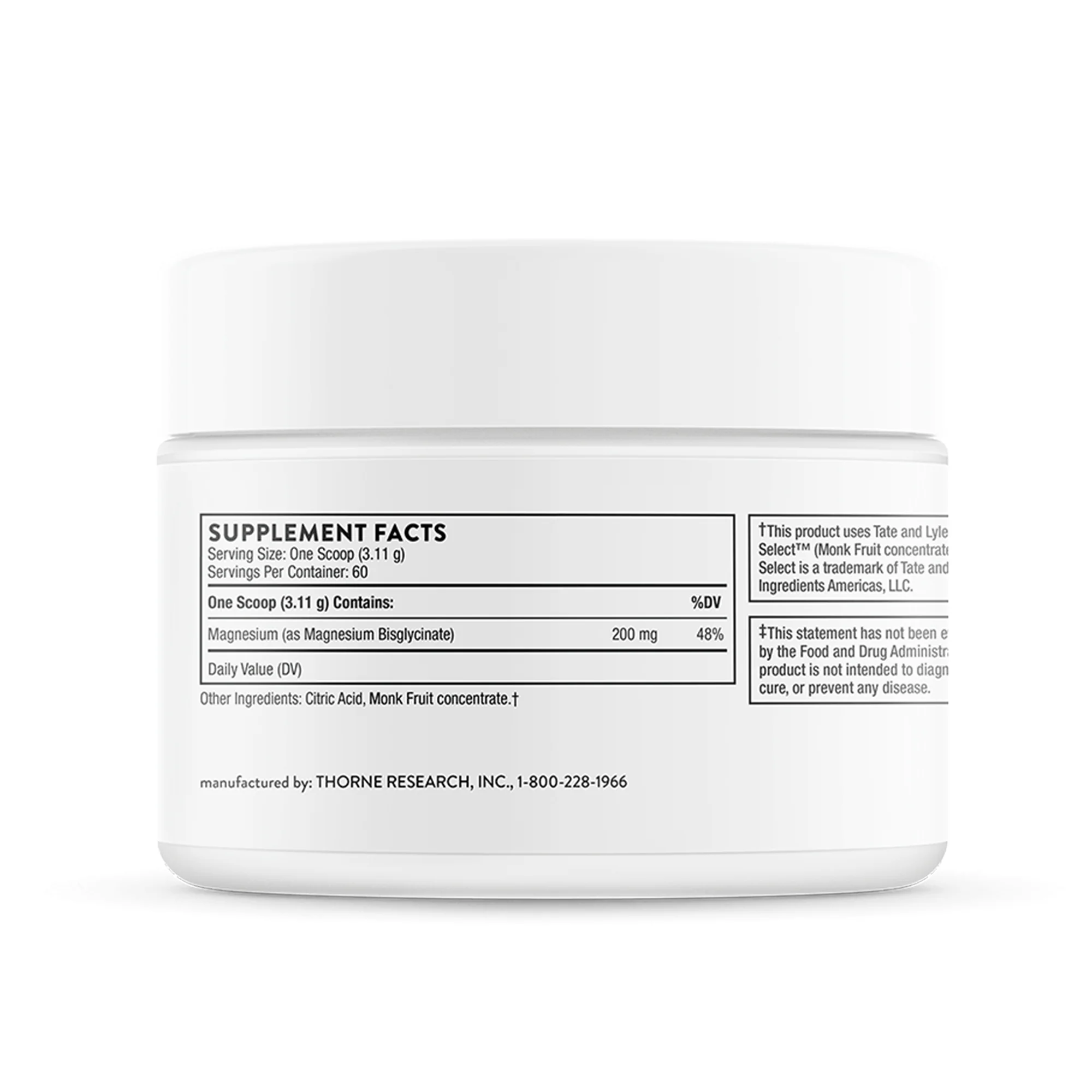 Thorne Magnesium Bisglycinate - Image 3